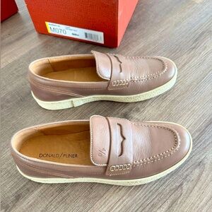 Donald J. Pliner Men's Taupe Leather Loafers